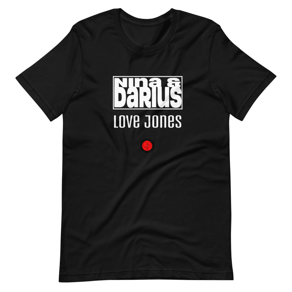 Love Jones - Black Short Sleeve Unisex T-Shirt